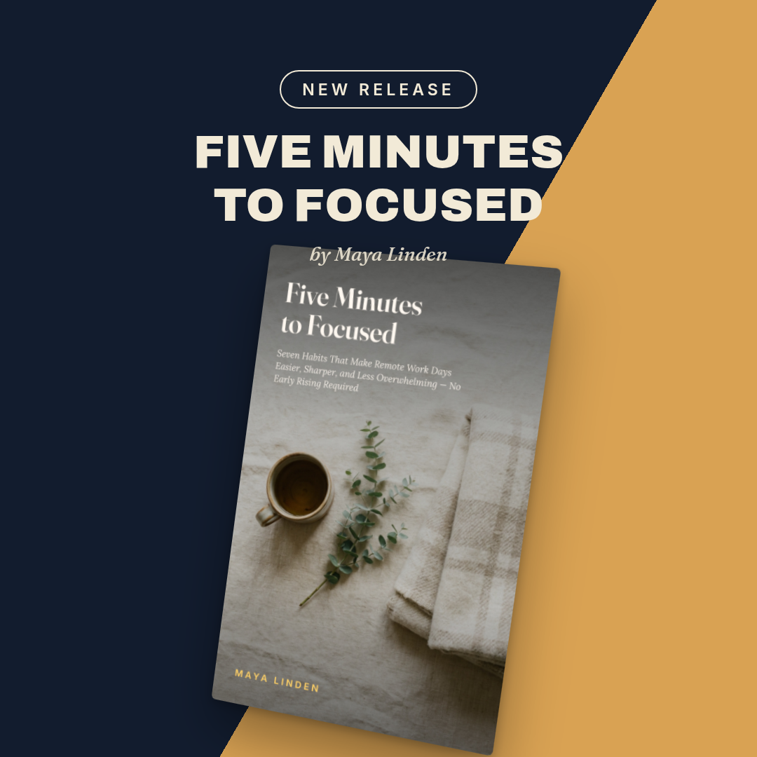 Five Minutes to Focused Instagram graphic